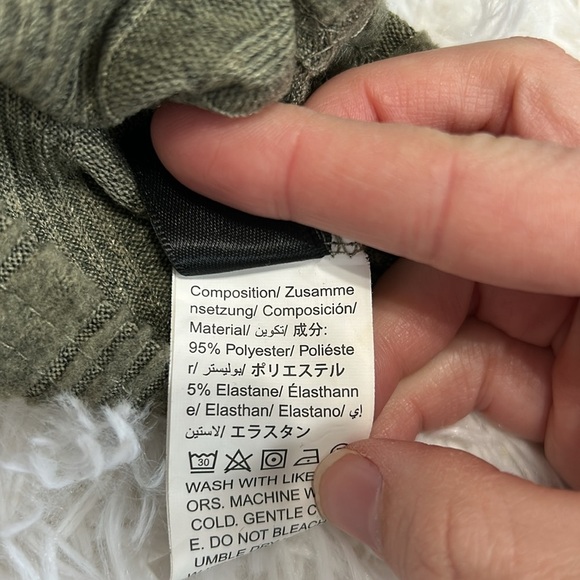 Olive Green Ribbed Knit Crop Sweater | Green Sweater | Cropped Sweater - Picture 5 of 7